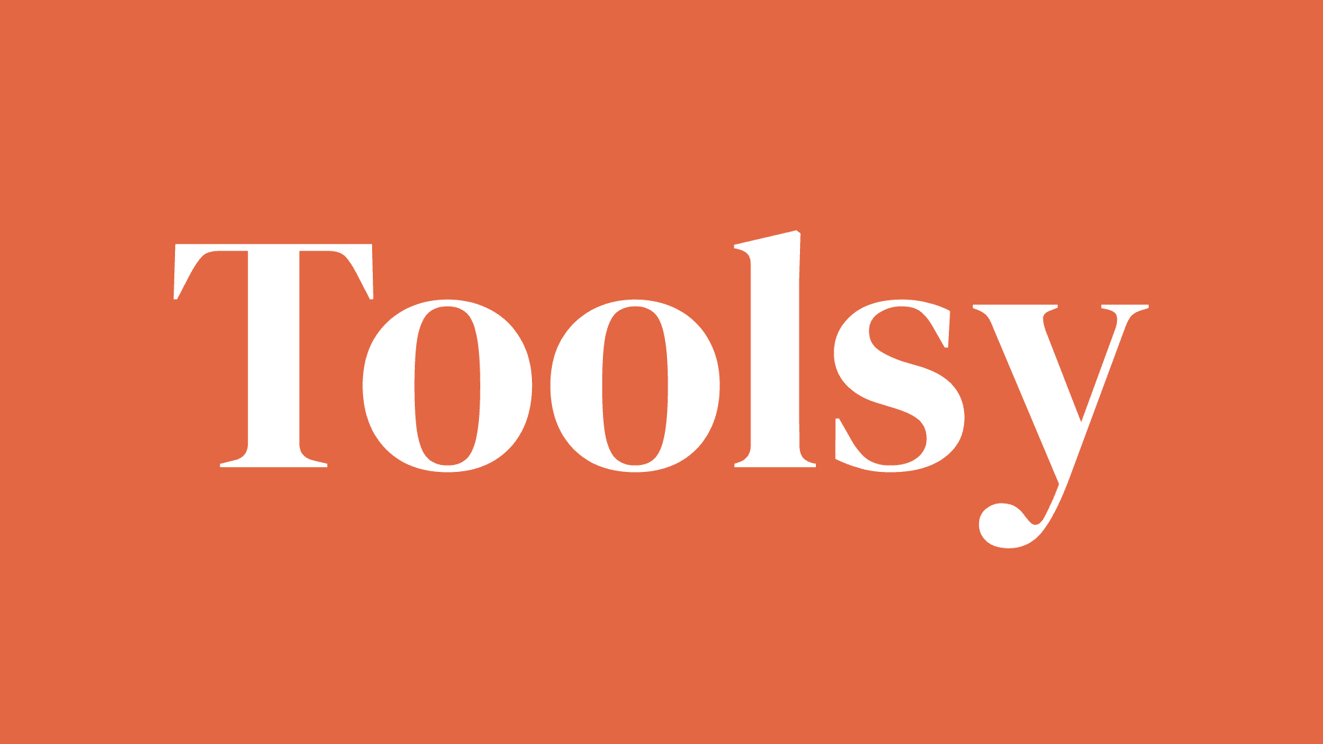 Toolsy Landing Page
